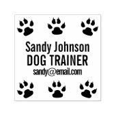 Dog Walker Trainer Vet Pet Business Customized Zelfinktende Stempel (Design)