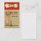 Dog Walker Visitekaartje (Voorkant / Achterkant)