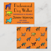 Dog Walker Visitekaartje (Voorkant / Achterkant)