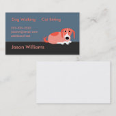 Dog Walker Visitekaartje (Voorkant / Achterkant)