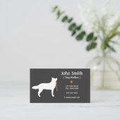 Dog Walker Visitekaartje (Staand voorkant)