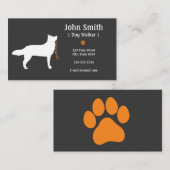 Dog Walker Visitekaartje (Voorkant / Achterkant)