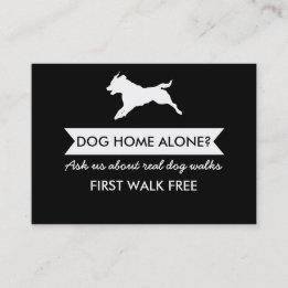 Dog Walker Visitekaartje - 