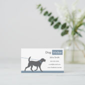 Dog Walker Visitekaartje (Staand voorkant)