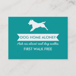Dog Walker Visitekaartje - 