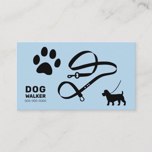 Dog Walker Visitekaartje (Voorkant)