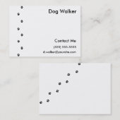 Dog Walker Visitekaartje (Voorkant / Achterkant)