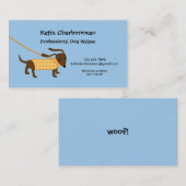 Dog Walker Visitekaartje (Voorkant / Achterkant)