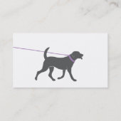 Dog Walker Visitekaartje (Achterkant)