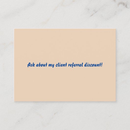 Dog Walker Visitekaartje (Achterkant)