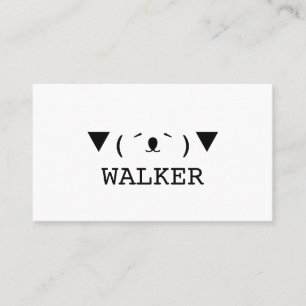 Dog Walker Visitekaartjes