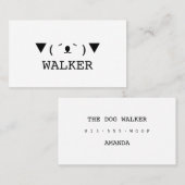 Dog Walker Visitekaartjes (Voorkant / Achterkant)