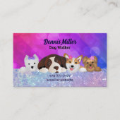 Dog Walker Visitekaartjes (Voorkant)