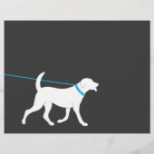 Dog Walker Walking Business Flyer Sjabloon (Achterkant)