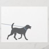 Dog Walker/Walking Business Flyer-Sjabloon Flyer (Achterkant)