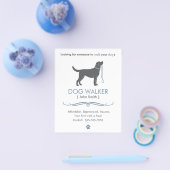 Dog Walker/Walking Business Flyer Sjabloon Small (Enkel)