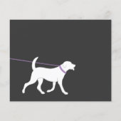 Dog Walker Walking Business Flyer Sjabloon small (Achterkant)