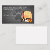 Dog Walker Walking Dogs | dierenverzorging Visitekaartje (Voorkant / Achterkant)