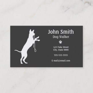 Dog Walker/Walking Visitekaartje