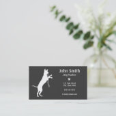 Dog Walker/Walking Visitekaartje (Staand voorkant)