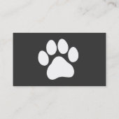 Dog Walker/Walking Visitekaartje (Achterkant)