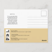 Dog Walker Zakelijke Marketing Briefkaart (Achterkant)