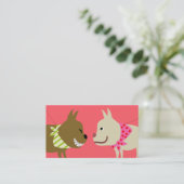 Dog Walker's Bandana Dogs Visitekaartje (Staand voorkant)