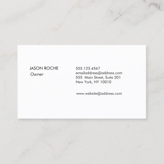 Dog Walking and Grooming Service Dog Paw Print Visitekaartje (Achterkant)