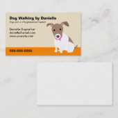 Dog Walking Business Visitekaartje (Voorkant / Achterkant)