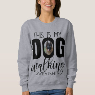 Dog Walking Custom Photo Trui