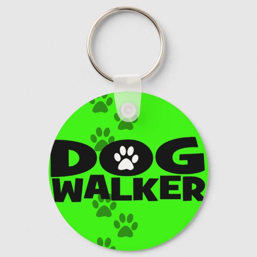 Dog Walking en Dog Walker promotie! Sleutelhanger (Voorkant)