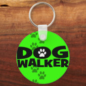 Dog Walking en Dog Walker promotie! Sleutelhanger (Voorkant)