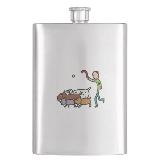 Dog Walking Flacon (Voorkant)