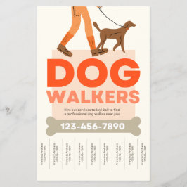 Dog Walking Flyer