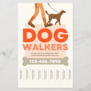 Dog Walking Flyer