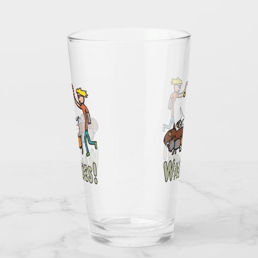 Dog Walking Glas (Rechts)