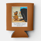 Dog Walking Humor Koelbox Gift Blikjeskoeler (Voorkant)