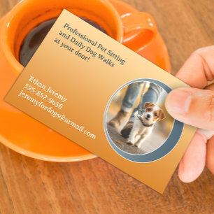 Dog Walking Pet Sitting Boarding Visitekaartje