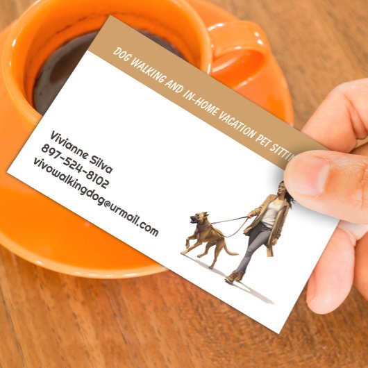 Dog Walking Pet Sitting Boarding Visitekaartje