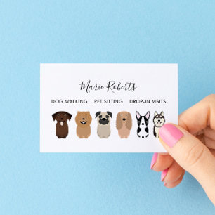 Dog Walking, Pet Sitting, Cat Care, Boarding Busi Visitekaartje
