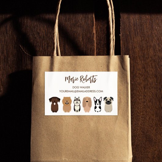 Dog Walking, Pet Sitting, Cat Care, Boarding Rechthoekige Sticker