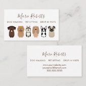 Dog Walking, Pet Sitting, Cat Care, Boarding Visitekaartje (Voorkant / Achterkant)