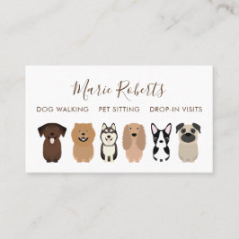 Dog Walking, Pet Sitting, Cat Care, Boarding Visitekaartje