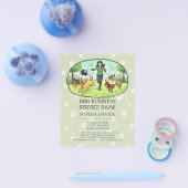 Dog Walking Pet Sitting Custom Flyer (Enkel)