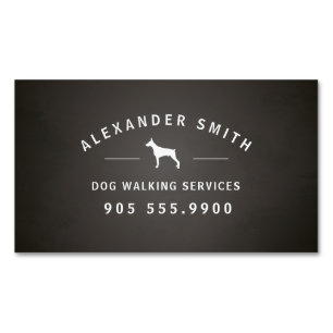 Dog Walking Services Magnetisch Visitekaartje