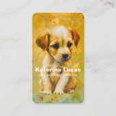 Dog Walking Services Visitekaartje (Voorkant)