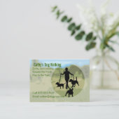 Dog Walking Visitekaartje (Staand voorkant)
