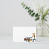 Dog Walking Visitekaartje (Staand voorkant)