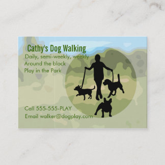 Dog Walking Visitekaartje