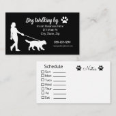 Dog Walking Visitekaartjes (Voorkant / Achterkant)
